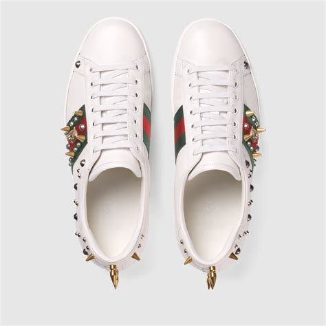 gucci sneakers studs|gucci ace style sneakers.